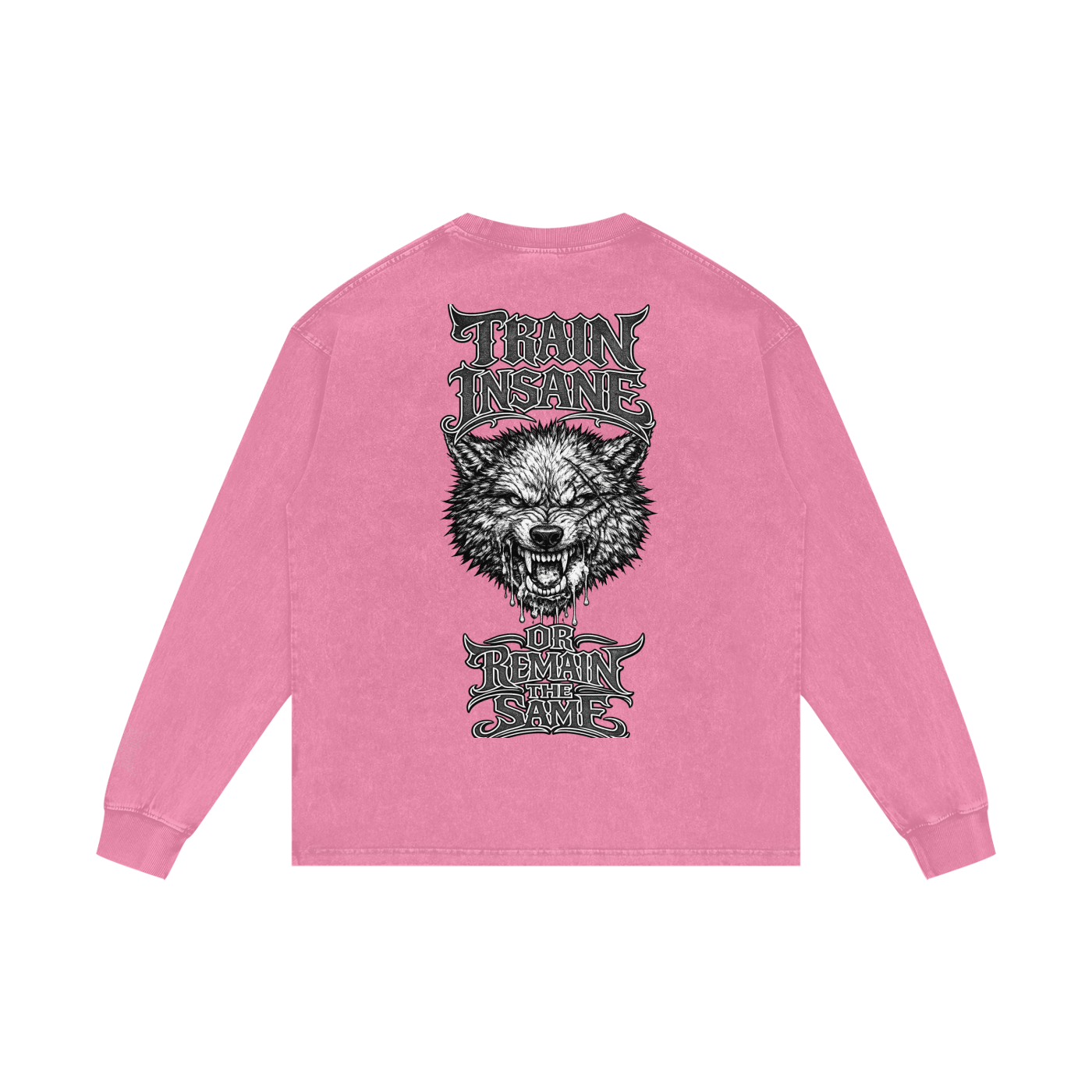 Acid Wash Oversize Long Sleeve T-Shirt