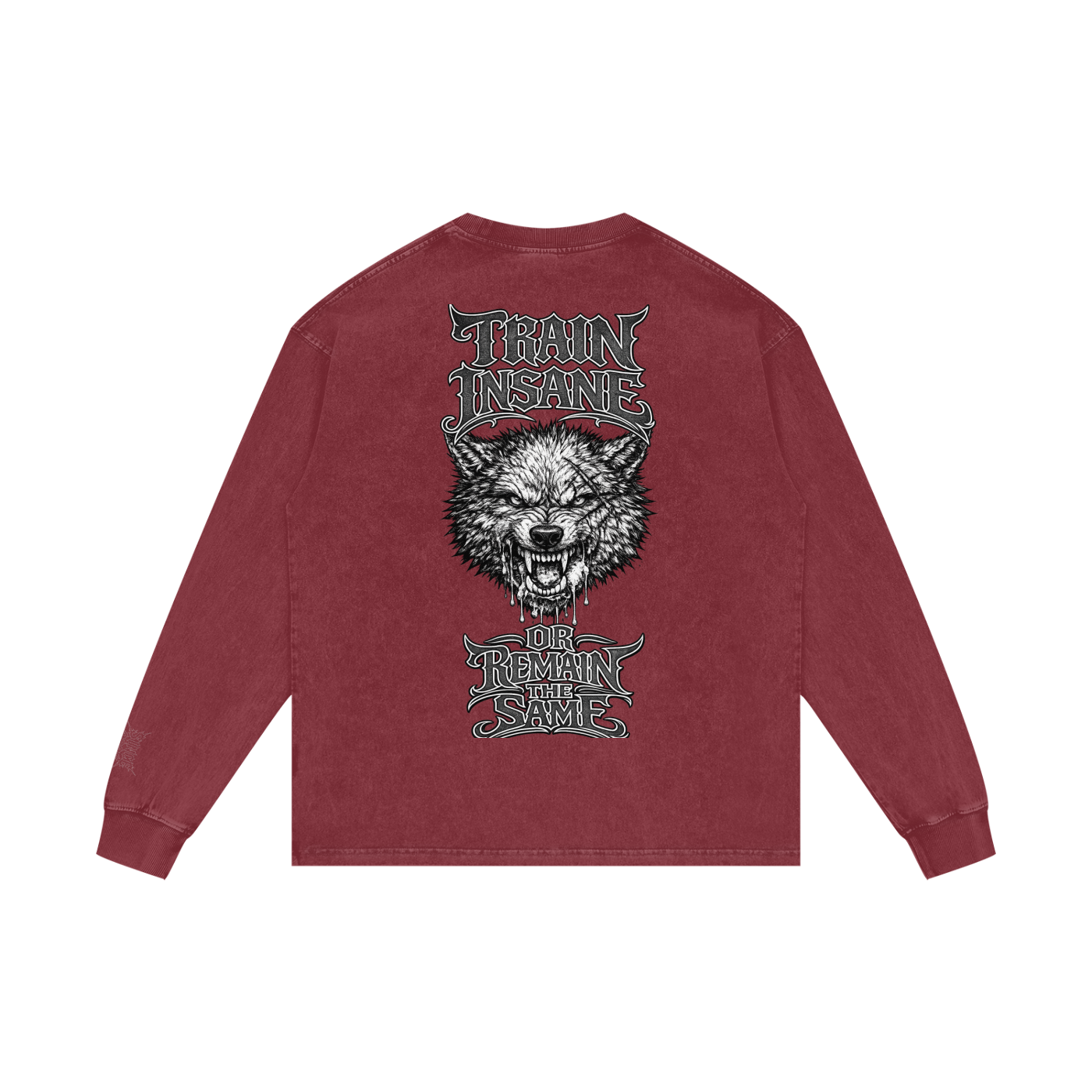 Acid Wash Oversize Long Sleeve T-Shirt