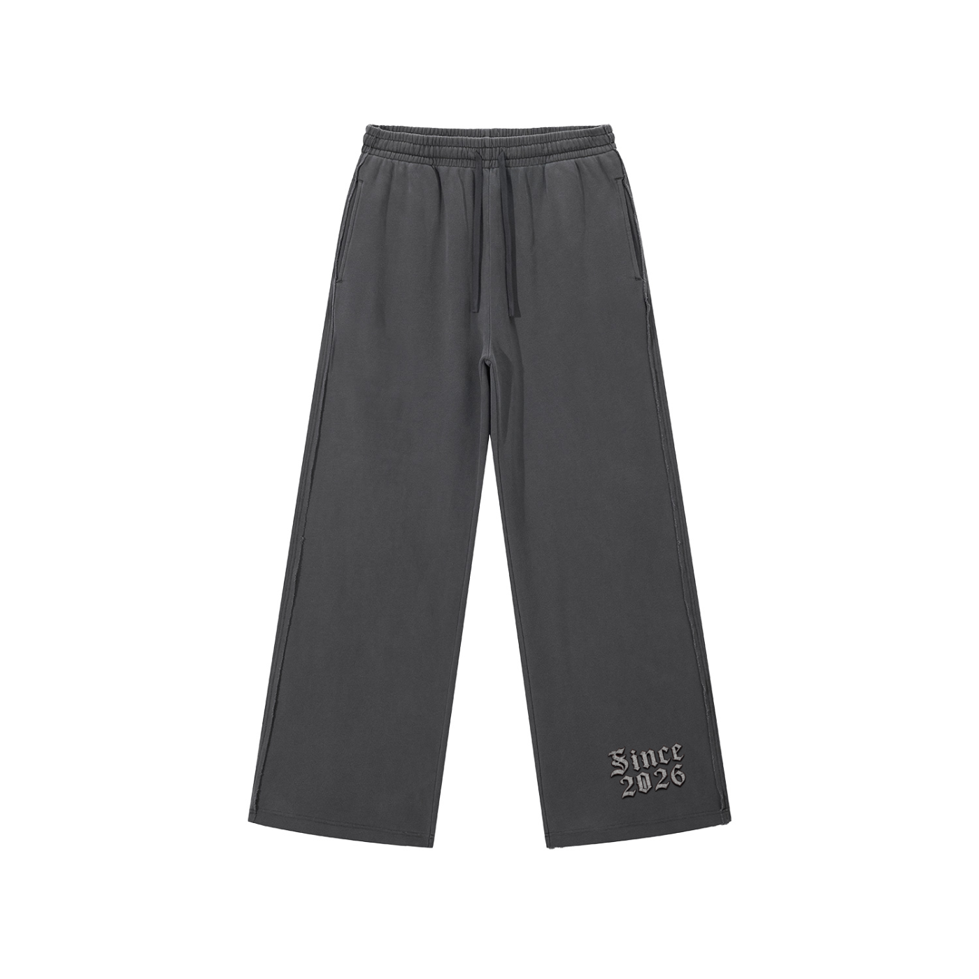 Snow Washed Raw Edge Sweatpants