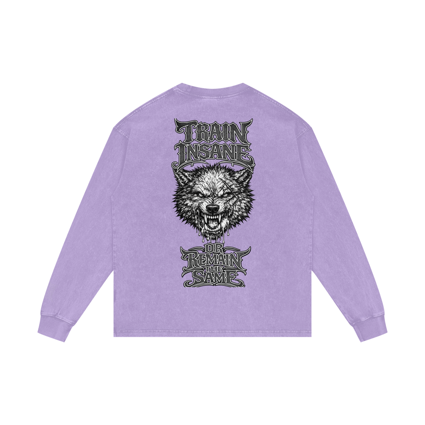 Acid Wash Oversize Long Sleeve T-Shirt