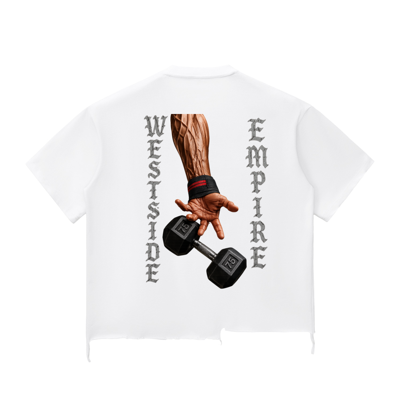 Snow Wash Raw-Hem Boxy T-shirt