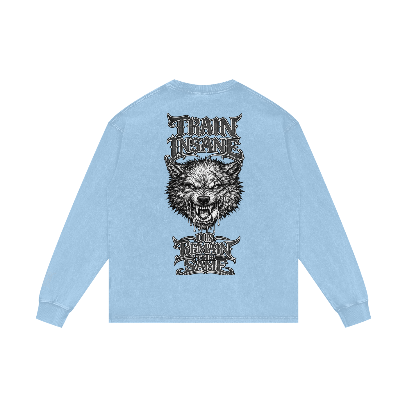Acid Wash Oversize Long Sleeve T-Shirt