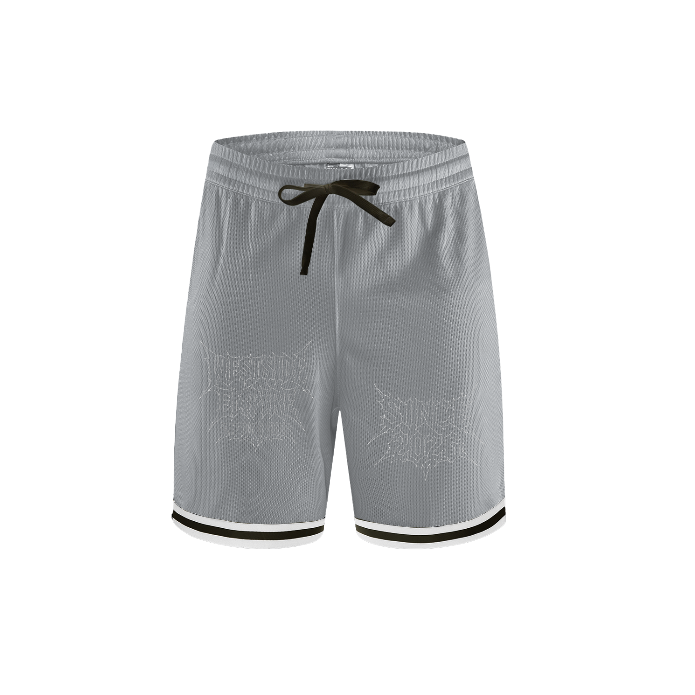 Classic Stripe Trim Basketball Shorts