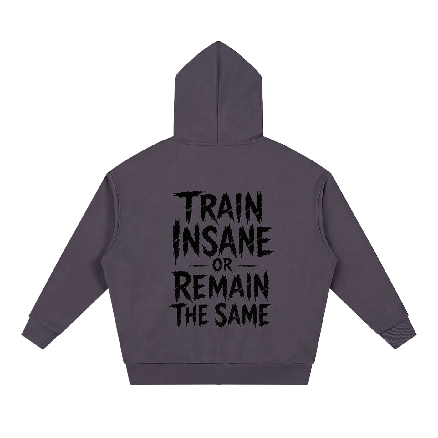 Unisex Loose Solid Full Zip Hoodie
