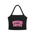 Women's Halter Crop Sports Bra