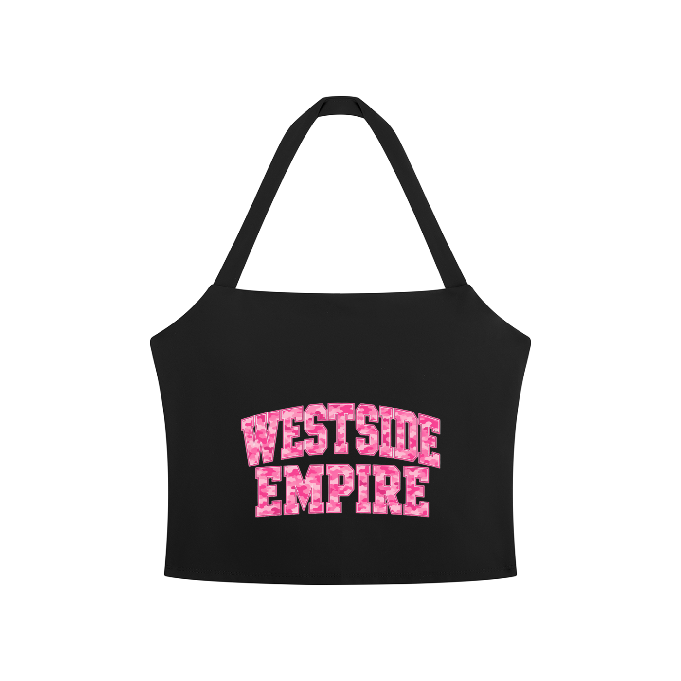 Women's Halter Crop Sports Bra