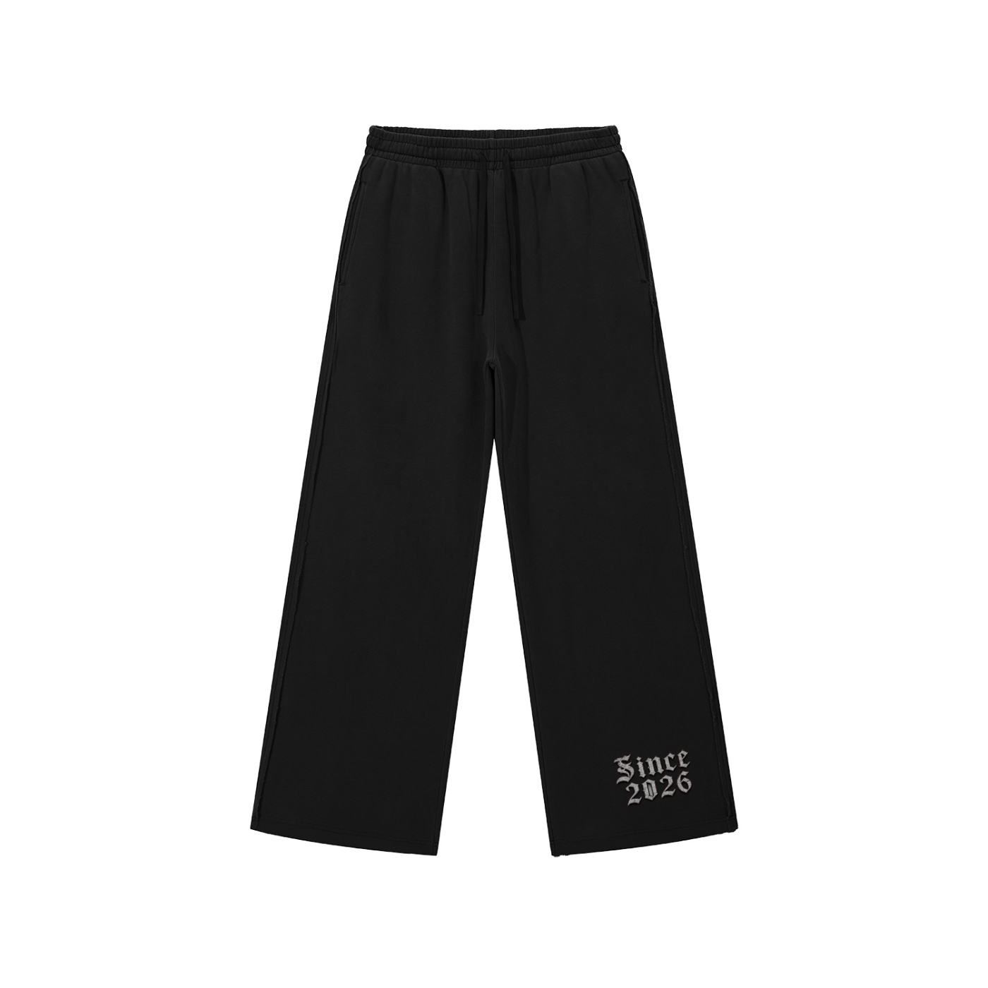 Snow Washed Raw Edge Sweatpants