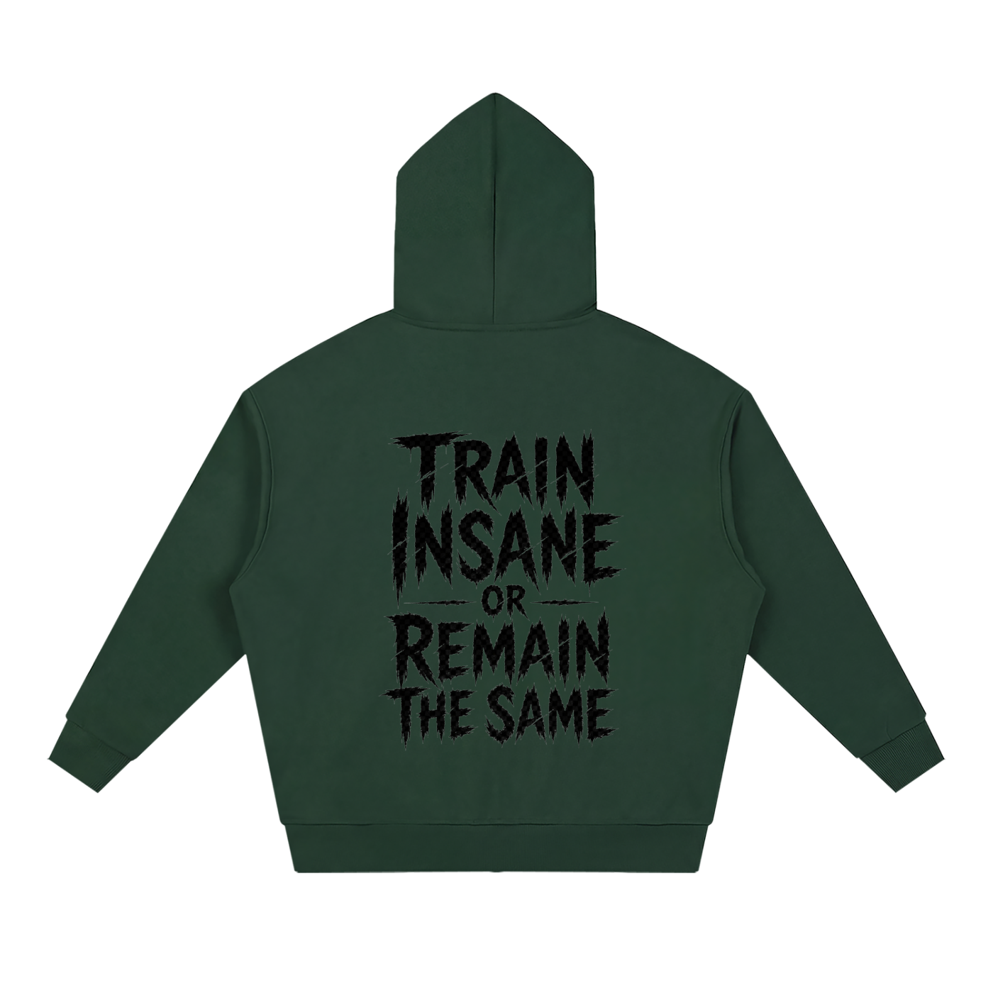 Unisex Loose Solid Full Zip Hoodie