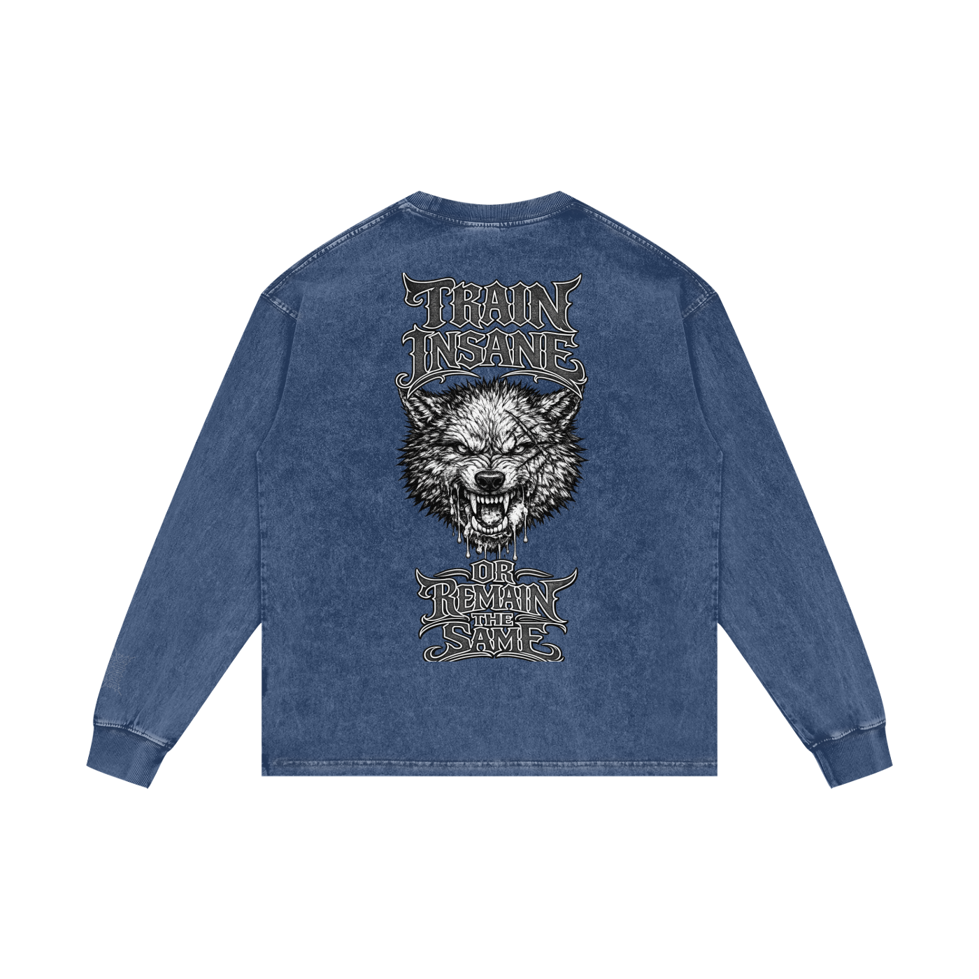 Acid Wash Oversize Long Sleeve T-Shirt