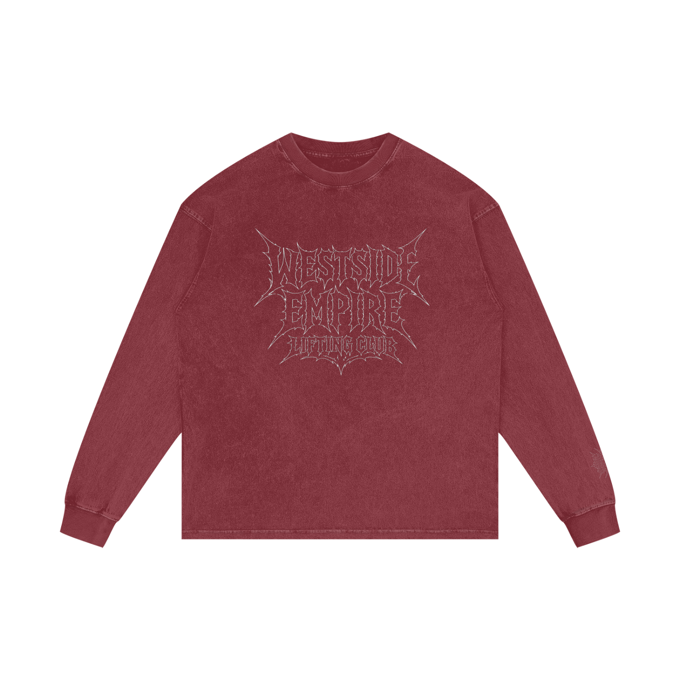 Acid Wash Oversize Long Sleeve T-Shirt