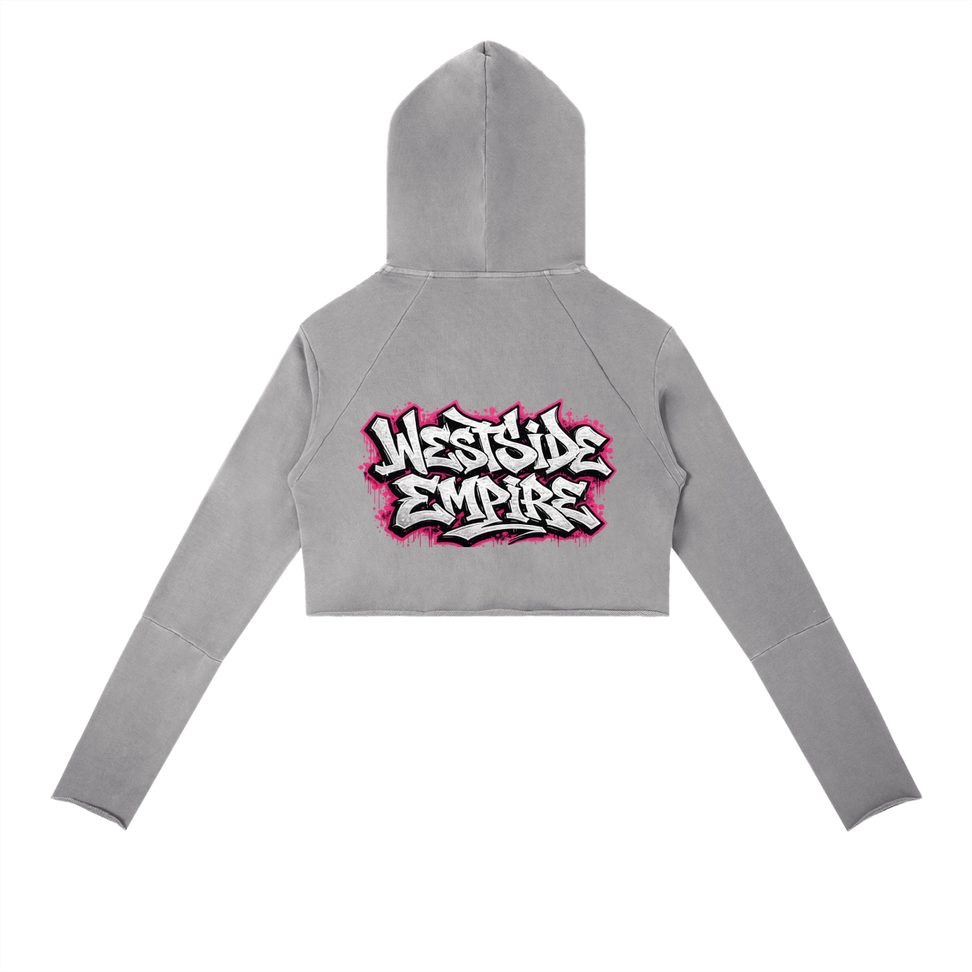 Vintage Washed Raw Edge Hoodie