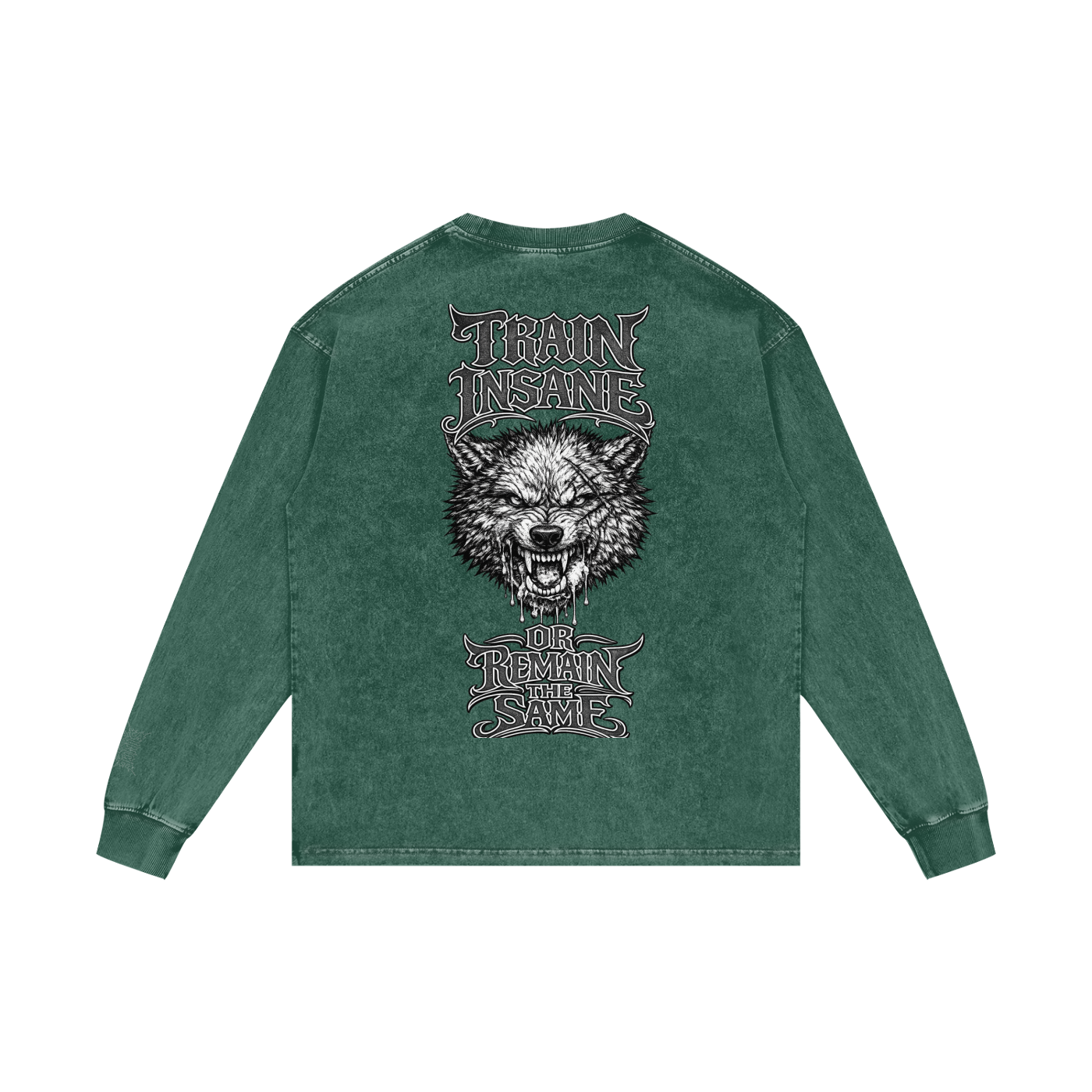 Acid Wash Oversize Long Sleeve T-Shirt